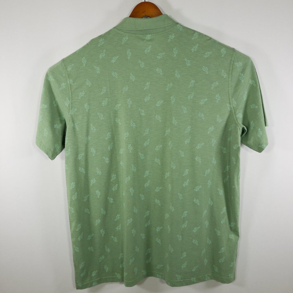 Light Green Cactus Quick-Dri Polo Tee Shirt 3XLT - Picture 3 of 7